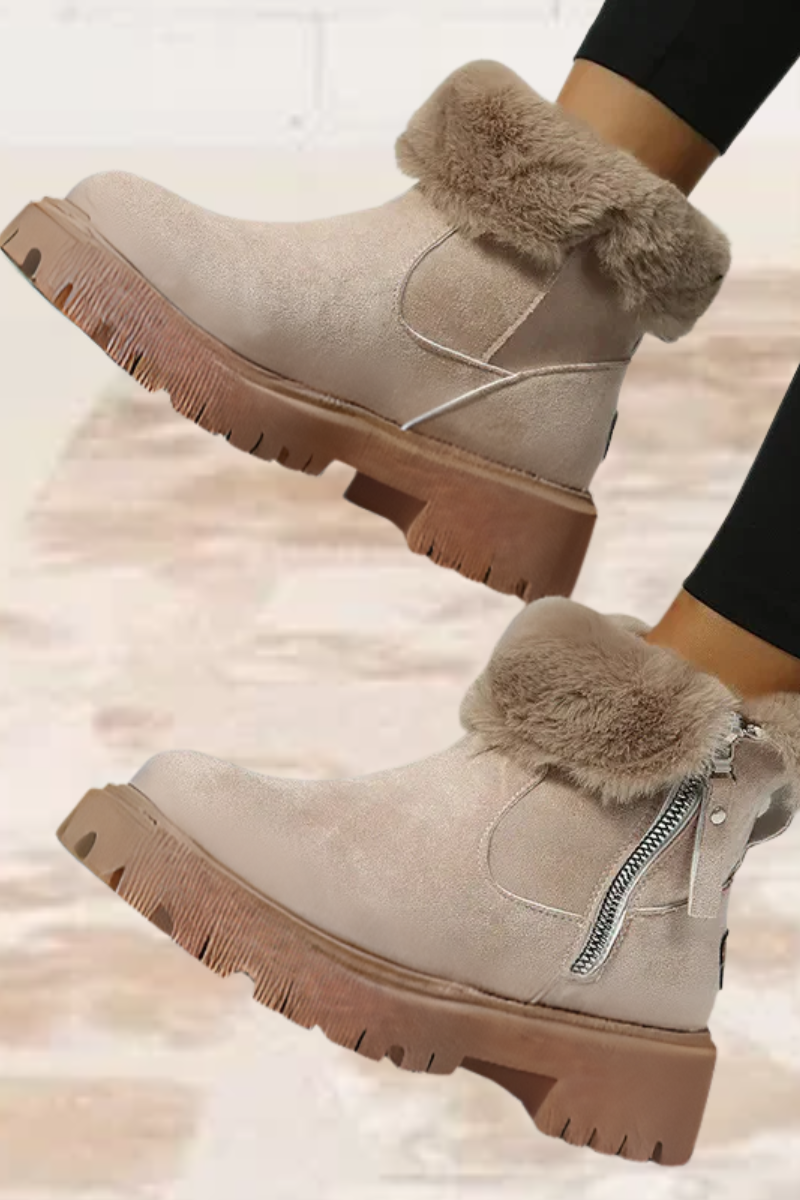 Aurélise | Bottines Hiver Douillettes & Élégantes